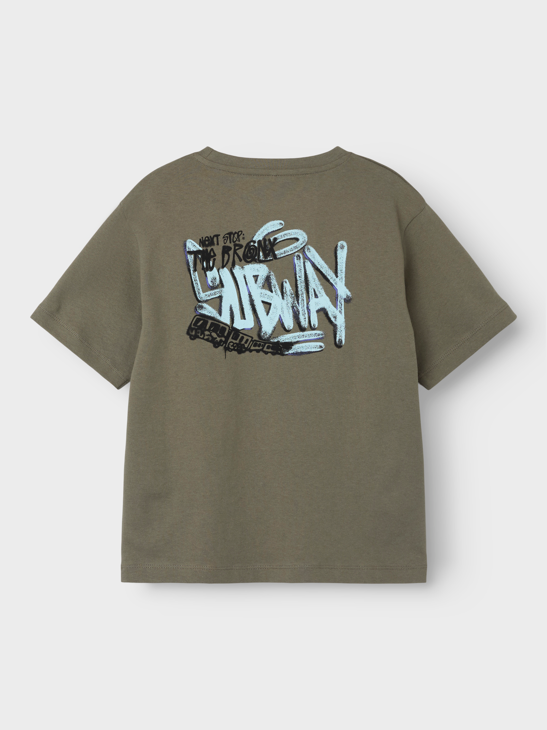 NKMFRAFFITI T-Shirts & Tops - Smokey Olive
